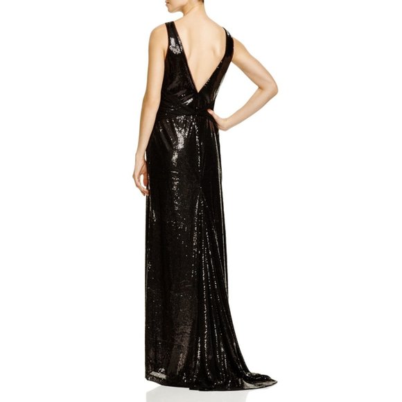 Sequin Mesh Gown - Picture 2 of 7